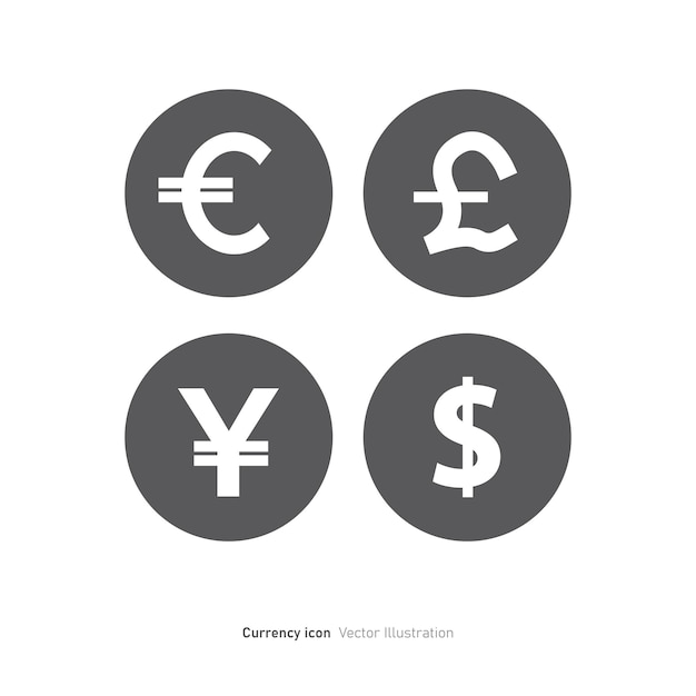 Vector currency icon design vector illustration