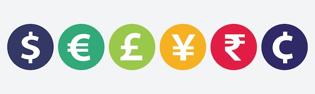 Vector currency icon