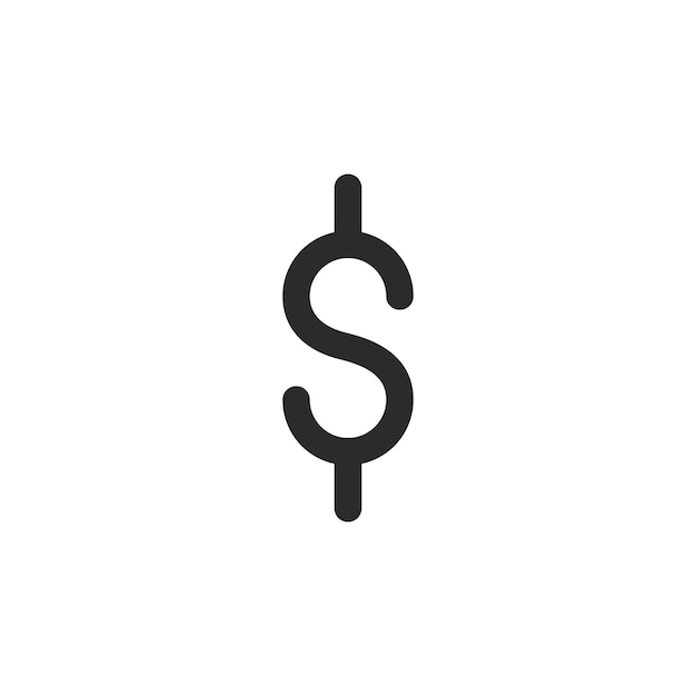 Vector currency logo and symbol