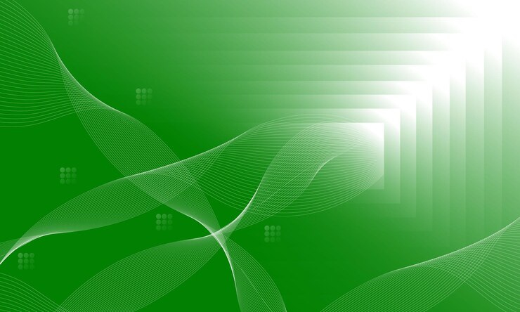 curve green gradient background