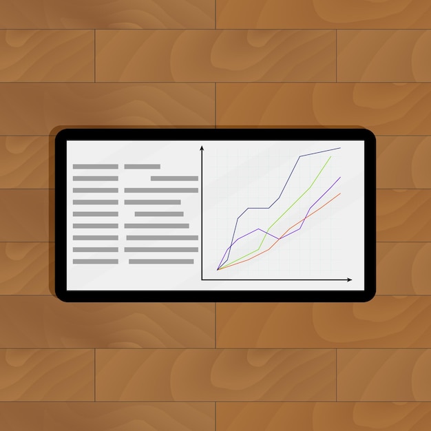 Vettore grafico a linee curve