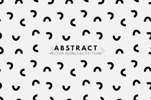 Curve lines shape abstract seamless repeating pattern