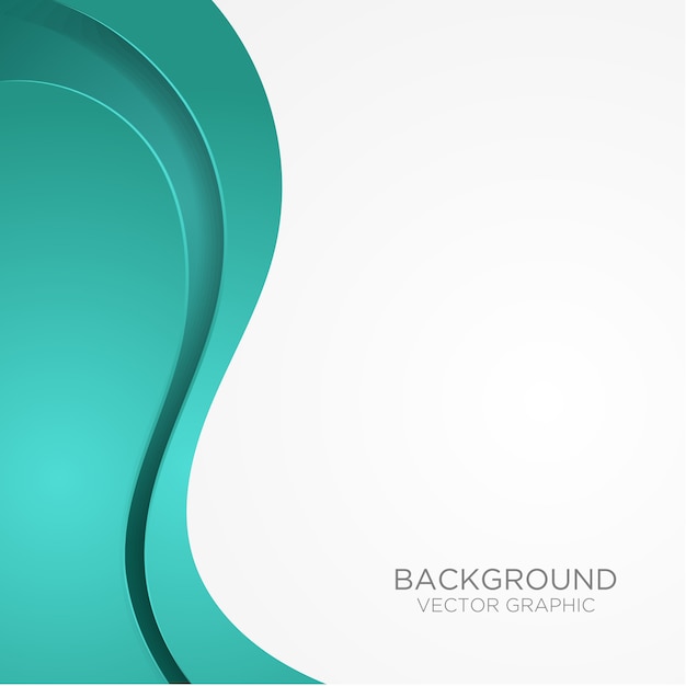 Curve wave line background vector overlap paper layer