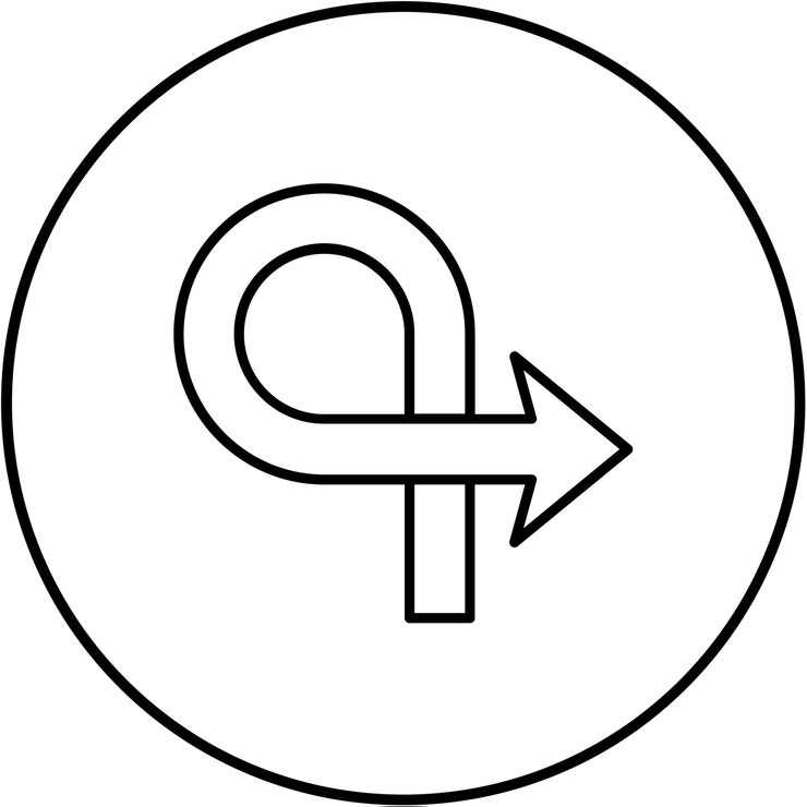 वेक्टर curved icon
