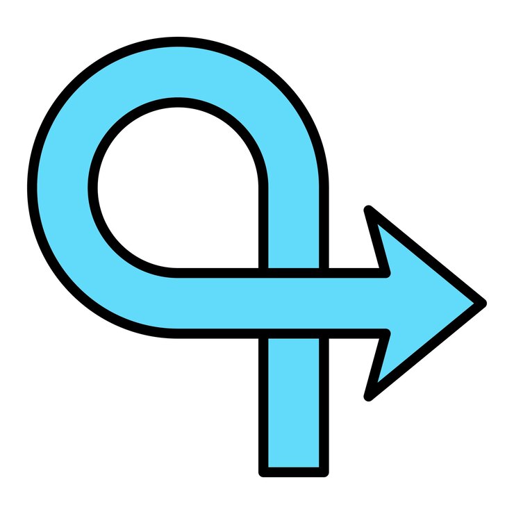 वेक्टर curved icon