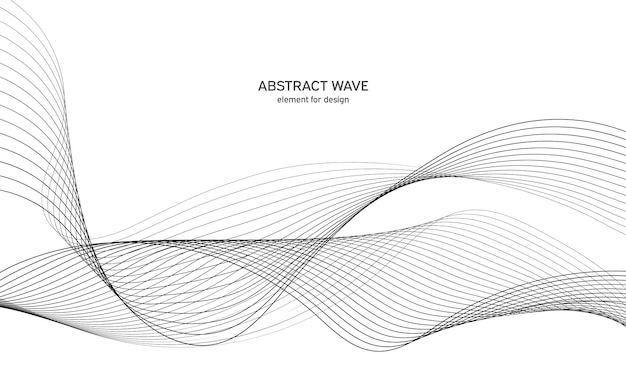 Curved wavy line stripe.