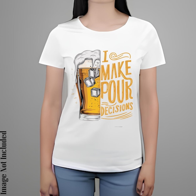 ビールドリンク Tシャツデザイン
