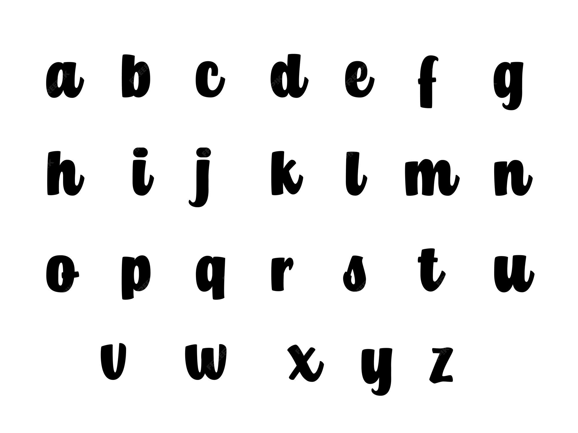 Premium Vector Custom capital alphabet collection vector