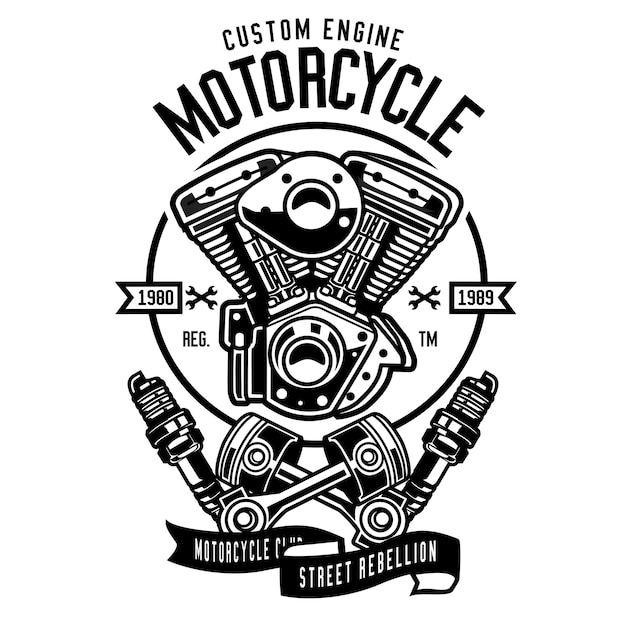 Custom Engine Мотоцикл