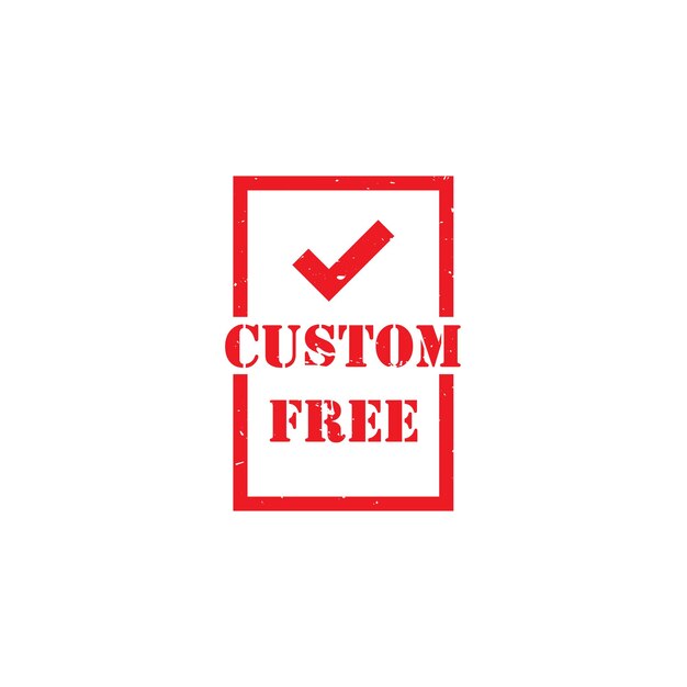 Custom free stamp