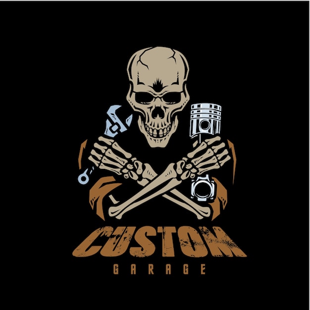 Vector custom garage poster