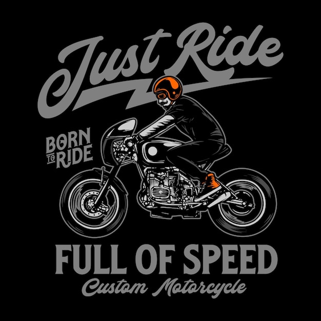 Custom Motorcycle Tshirt graphic