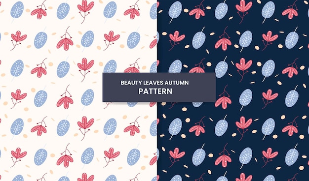 사용자 정의 인쇄 가능한 아름다운 귀여운 Atumun 잎 종이 디지털 스크랩북 패턴
