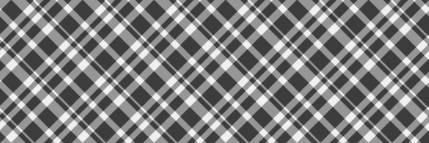 Custom tartan vector background real check plaid pattern Industry seamless textile fabric texture in vintage gray and grey colors