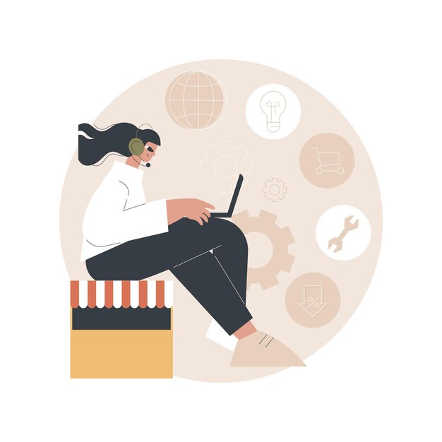 Customer care illustration