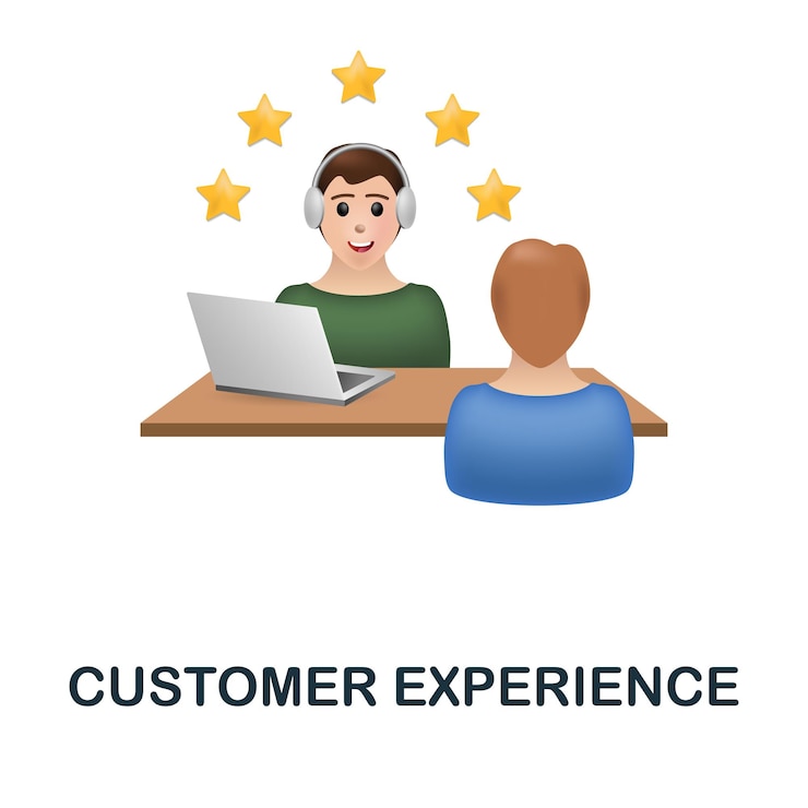 Вектор 3d иллюстрация значка customer experience из коллекции отзывов creative customer experience 3d icon для шаблонов веб-дизайна инфографика и многое другое