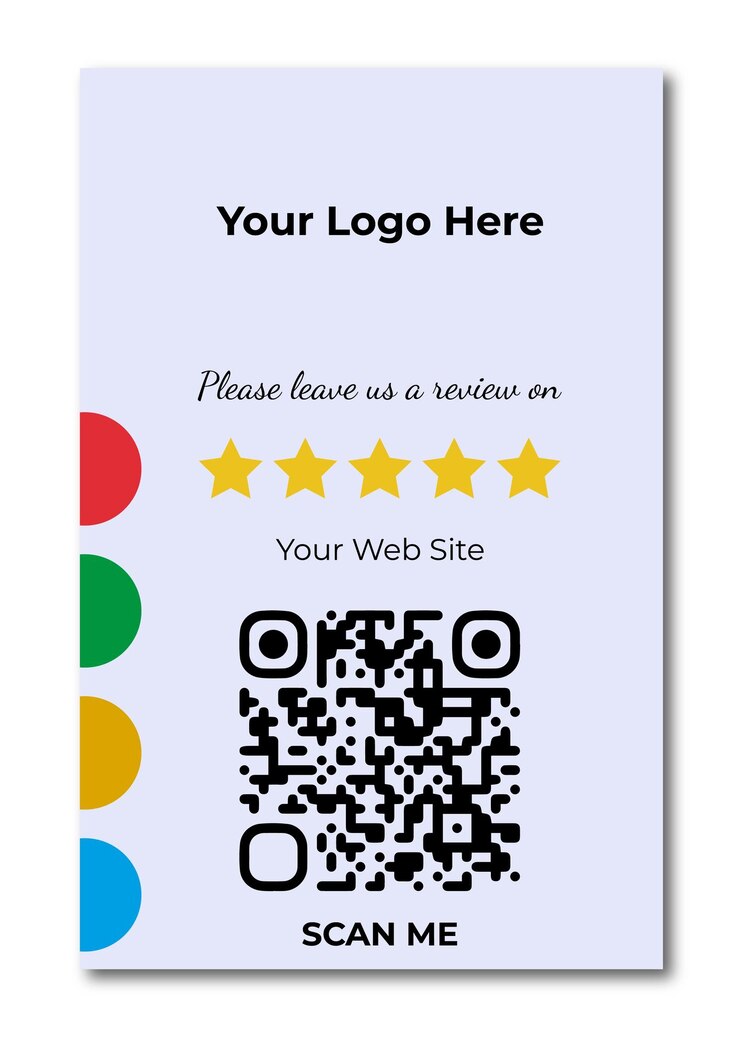 Vector customer review card template editable design for feedback collection