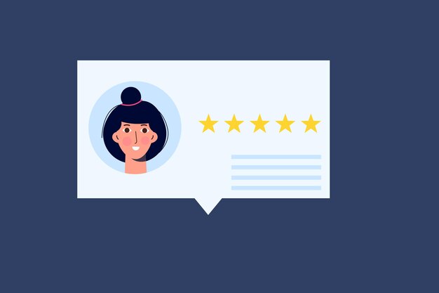 Customer review Usability Evaluation Feedback Rating system iconcept Vector illustration