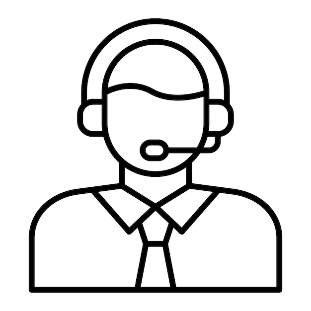 Customer Service Agent Icon