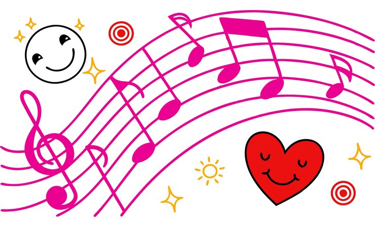 Vector customizable halftone music greeting cards art illustration