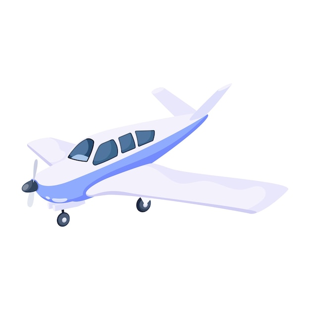 A customizable isometric icon of airplane