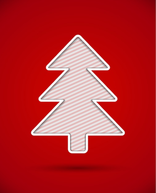 Cut out christmas tree