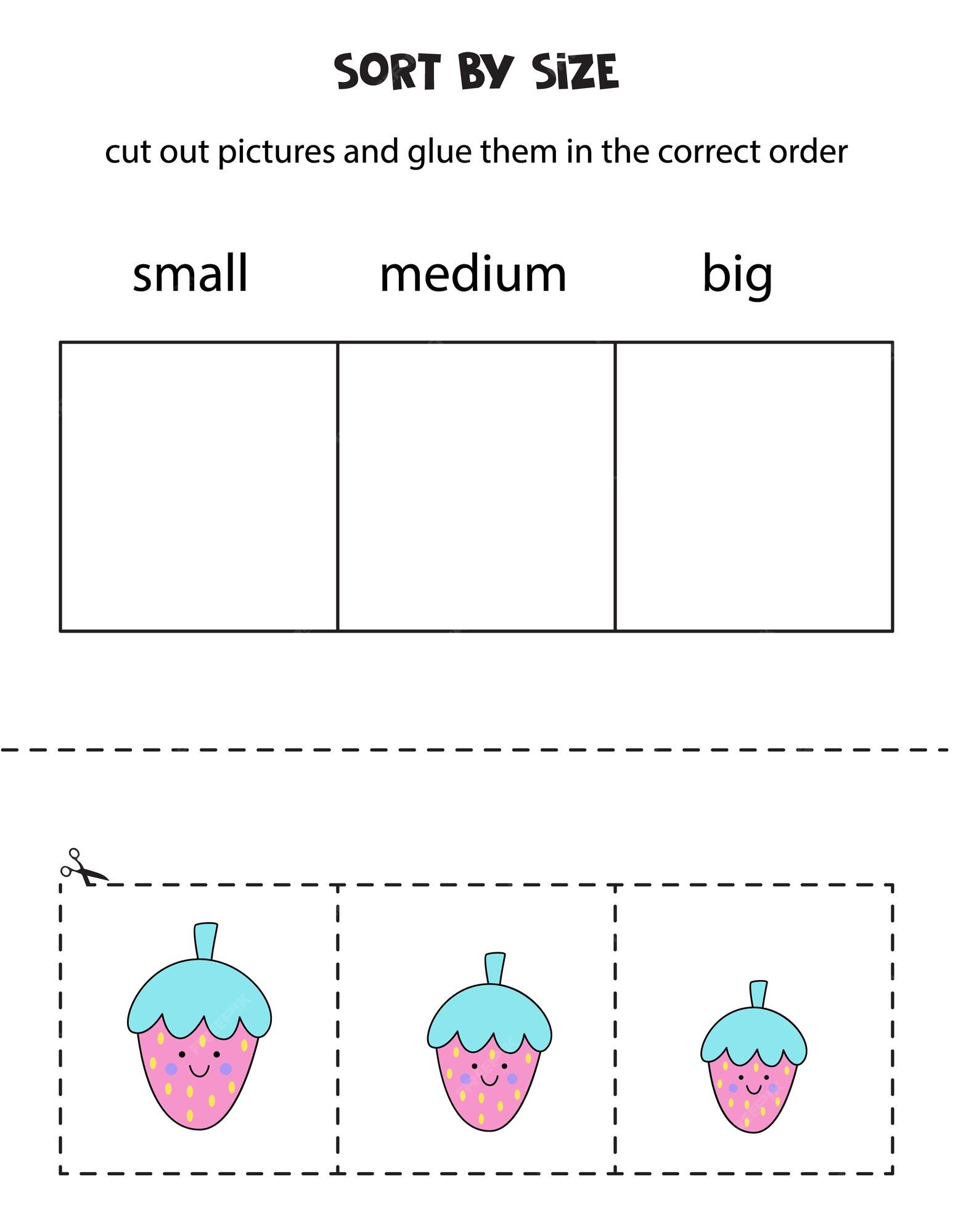 Big Small 7 worksheet