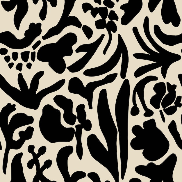 Cut out seamless pattern in editable vector file