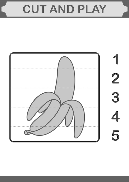 바나나 자르고 놀기