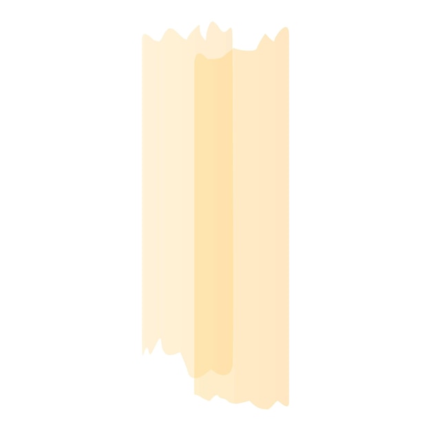 Cut scotch tape icoon Cartoon van cut scotch strip vector icoon voor webontwerp geïsoleerd op witte achtergrond