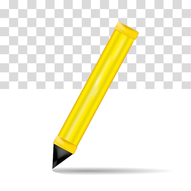 Carina icona a forma di matita 3d