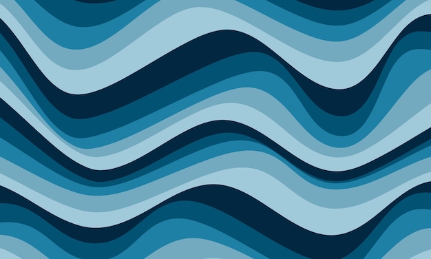 cute abstract blue waves background