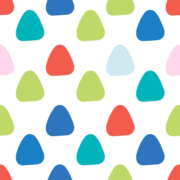 Cute abstract triangle seamless pattern