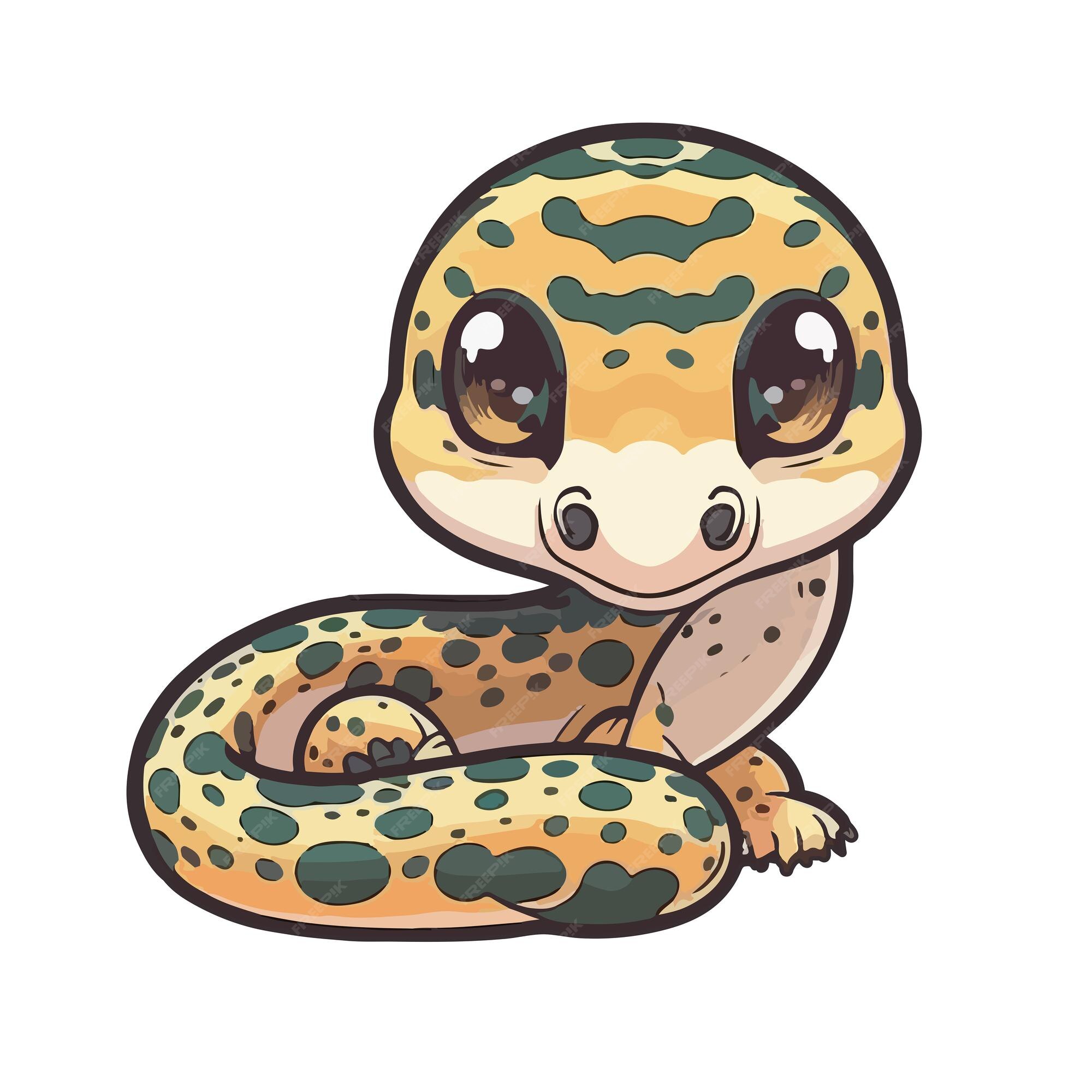Premium Vector | Cute anaconda cartoon style