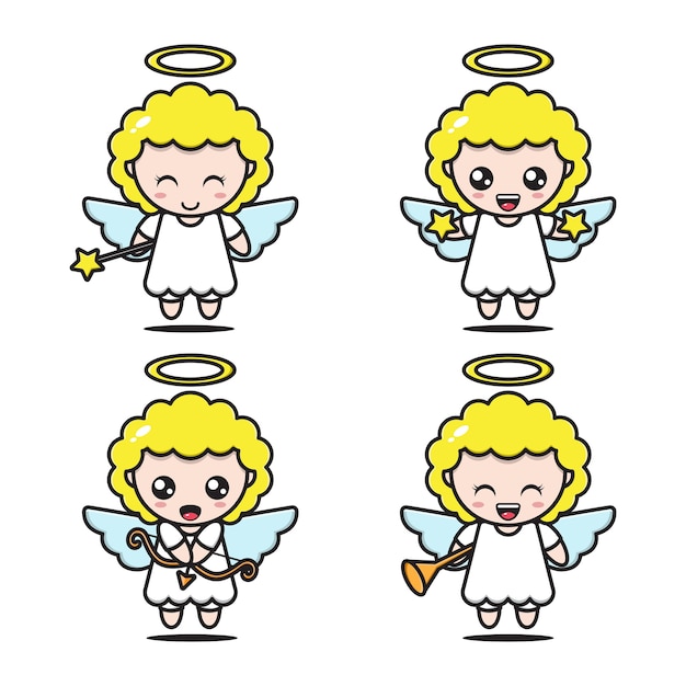 Cute angel expressions