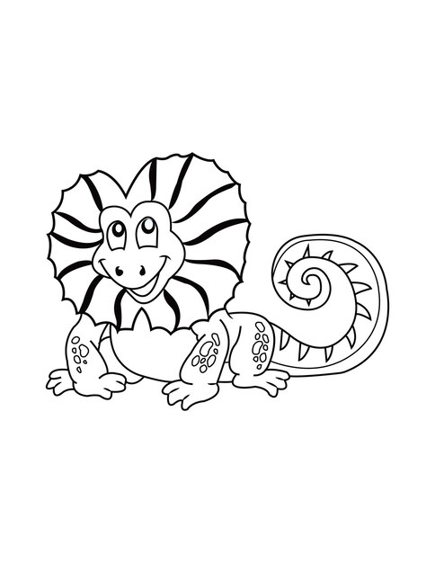 Cute Animal Coloring Page