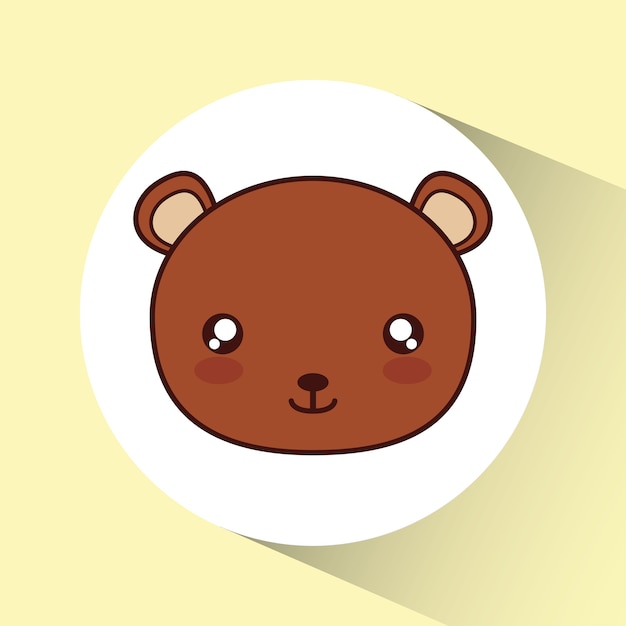 Vector cute animal design