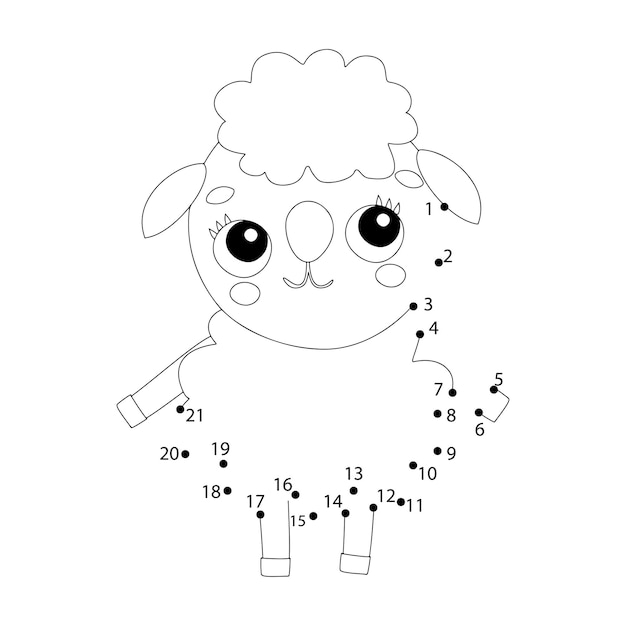 Cute Animal Dot TO Dot for Kids