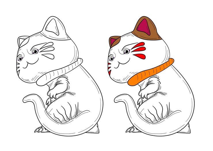 Vector 책 그림 페이지를 위한 귀여운 동물 일러스트레이션
