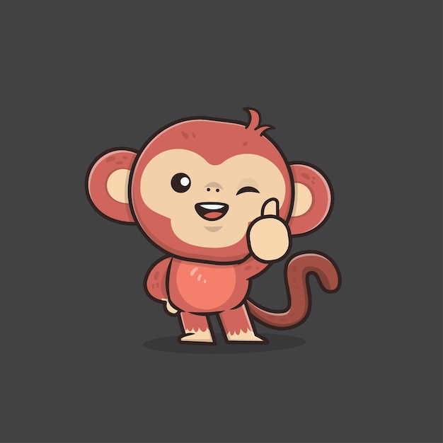 Cute Animal Monkey illustration