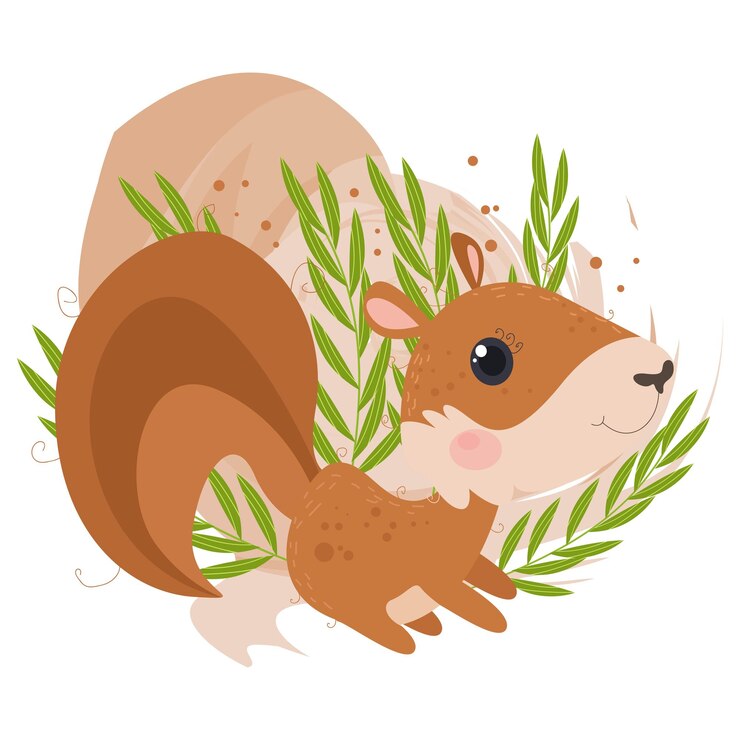 Vector cute animals cartoon characters suitable for children's clothing designs