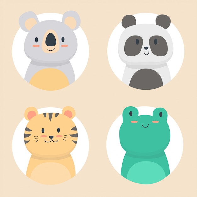 Cute animals collection