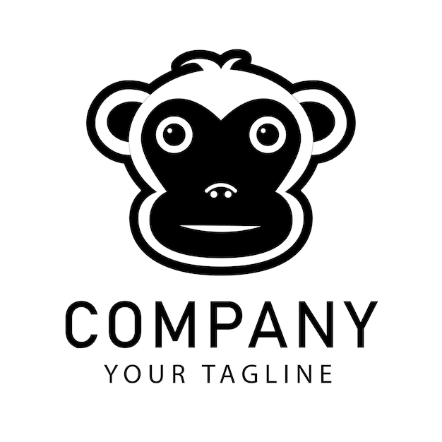 Cute animals Vector logo vector editable