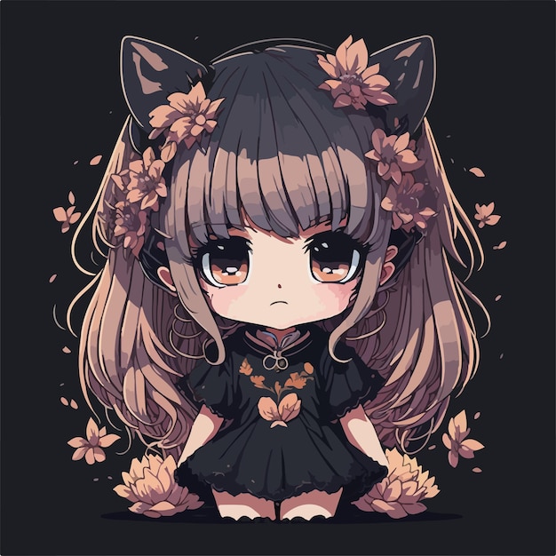 𝗶𝗰𝗼𝗻  Anime art beautiful, Chibi anime kawaii, Cute anime wallpaper