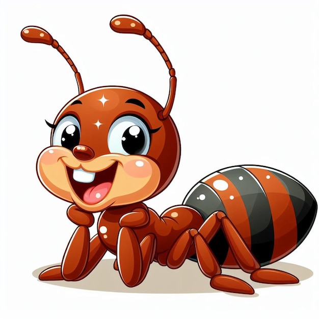 Cute Ants Vector cartoon illustratie