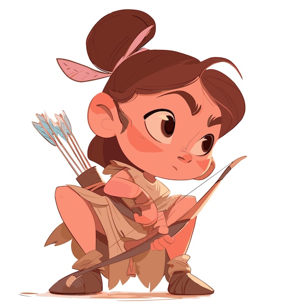 cute archer girl