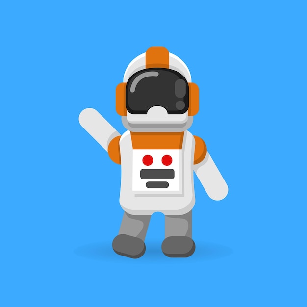 Cute Astronaut Illustration Vector Design