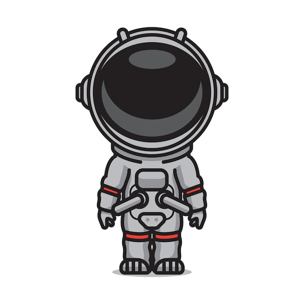 Cute astronaut