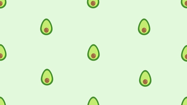 Cute avocado seamless pattern background fruit pattern background perfect for wallpaper backdrop postcard and background