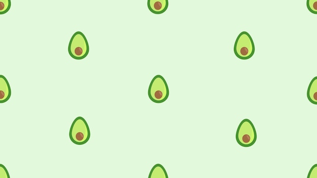 Fondo senza cuciture del modello della frutta del fondo del modello dell'avocado sveglio perfetto per la cartolina e lo sfondo del contesto della carta da parati